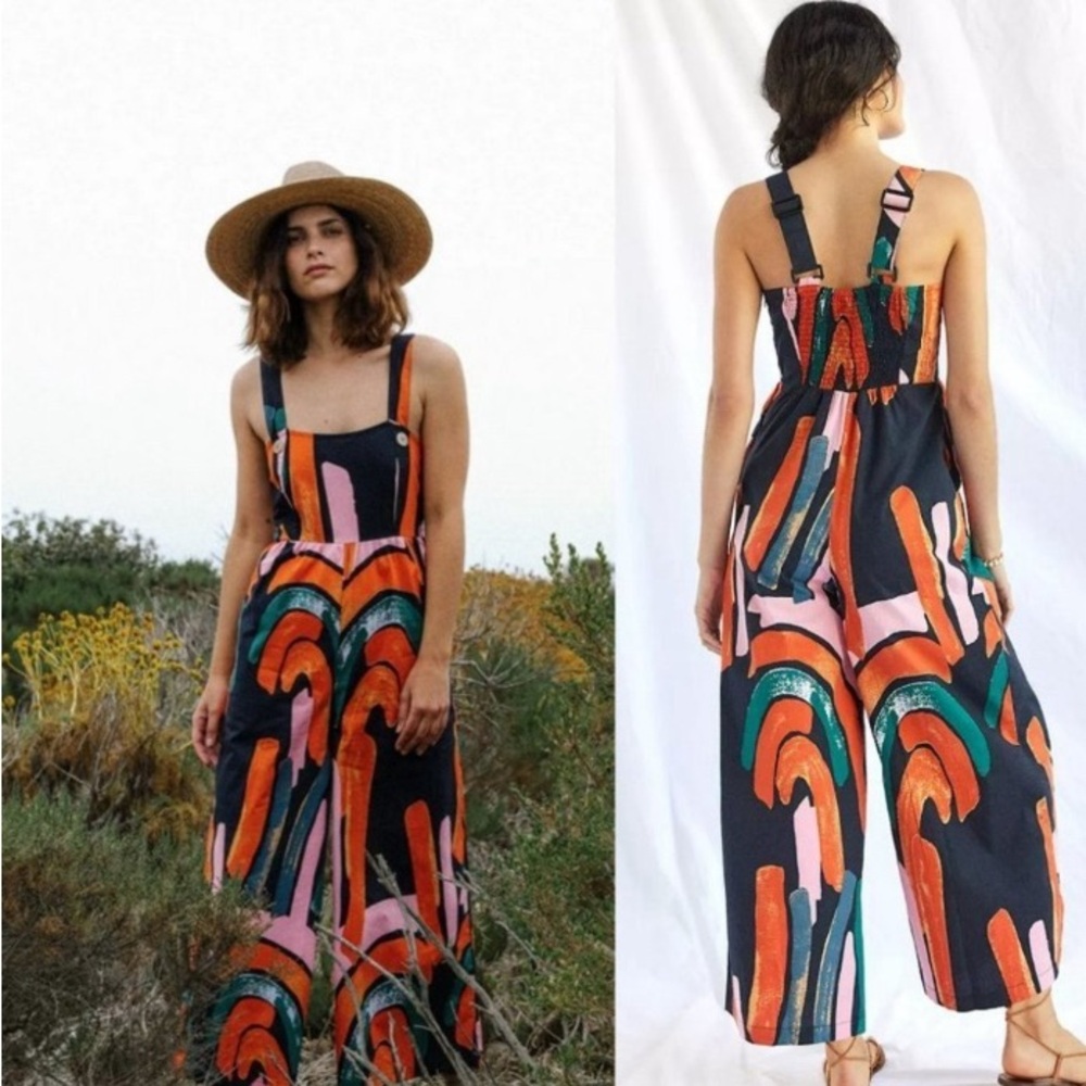 🧡Anthro Bel Kazan Arches Jumpsuit XS